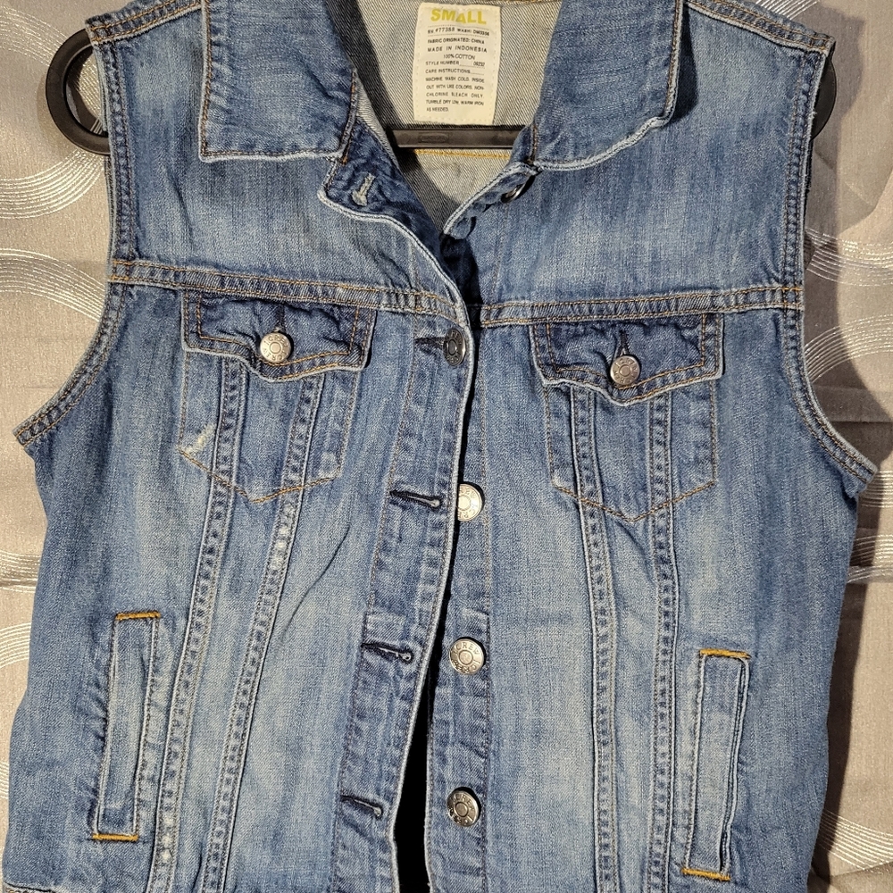 J crew Jean vest
